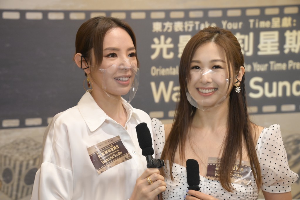 譚凱琪（左）讚趙希洛性感演出，男仔睇到都心動。