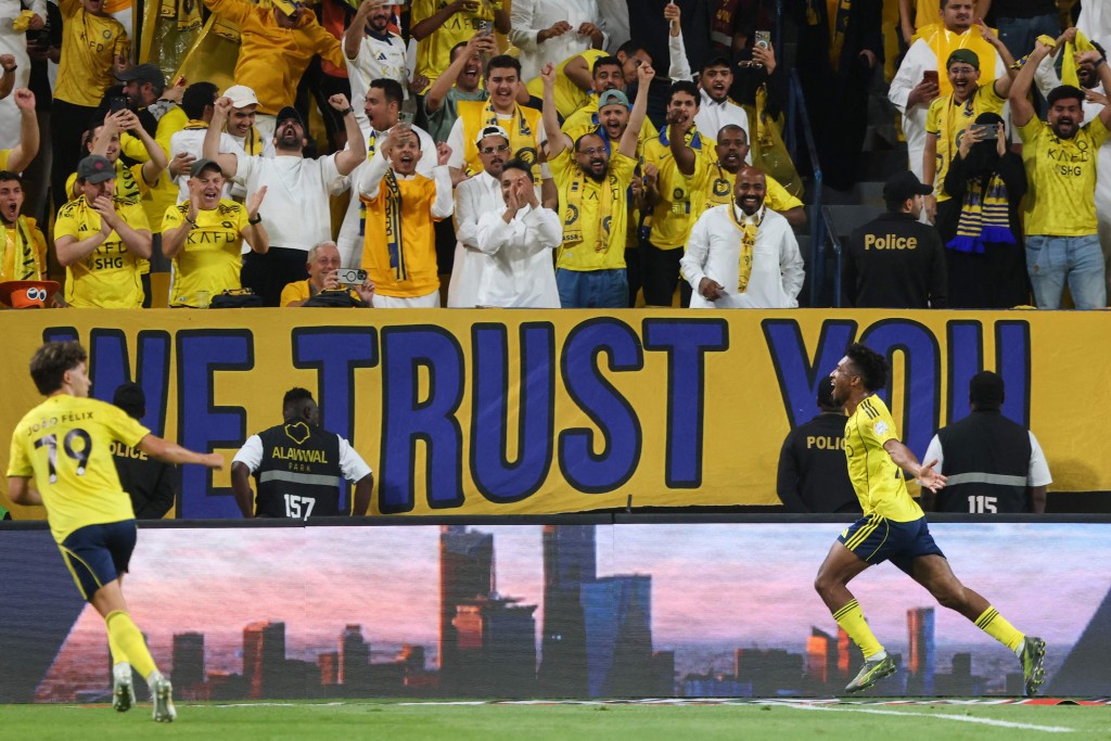 艾納斯沙特阿拉伯聯賽憑鋒將京士利高文主場1:0擊敗伊蒂法克。法新社