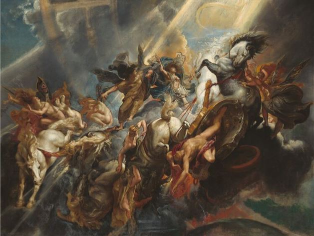 Peter Paul Rubens《The Fall of Phaëthon》。