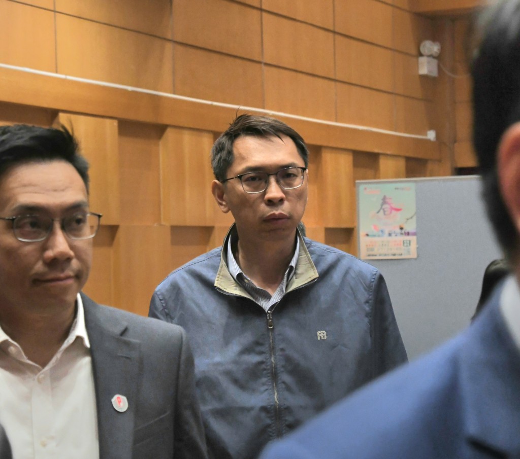 現任議員陸頌雄「落馬」。 現任議員陸頌雄「落馬」。