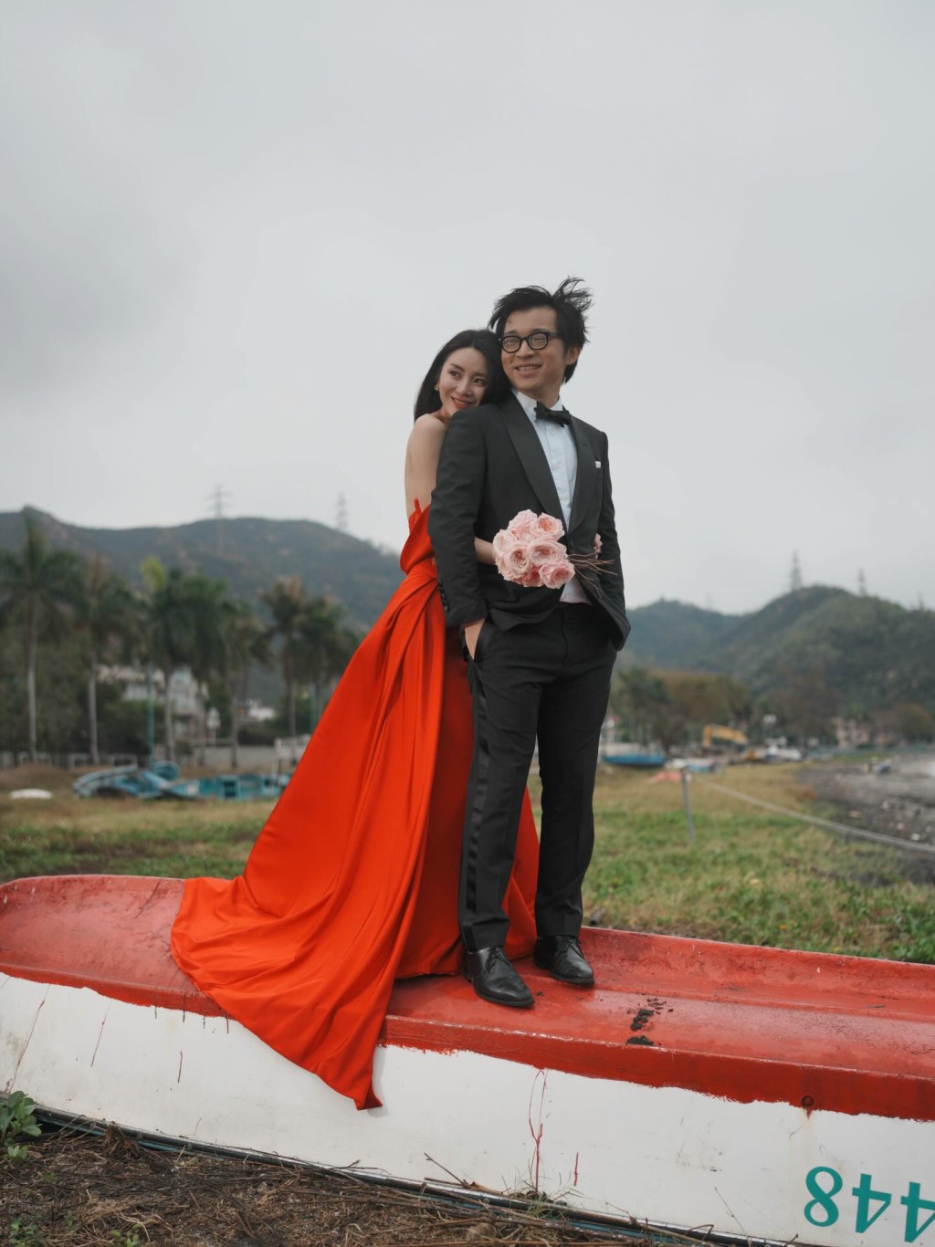 林作與裕美婚紗照在幾年前拍攝。 林作與裕美婚紗照在幾年前拍攝。