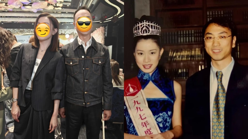 鄔友正重遇佘詩曼相隔近30年世紀同框    爆與太太翁嘉穗同屆港姐私下關係