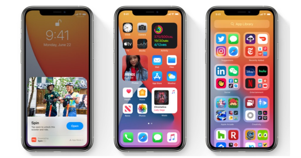 iOS 14提供個人化主畫面，App Library 、 Home 畫面小工具 Widget 、畫中畫。