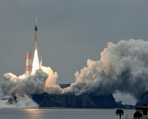 日本成功發射日版GPS衛星。美聯社