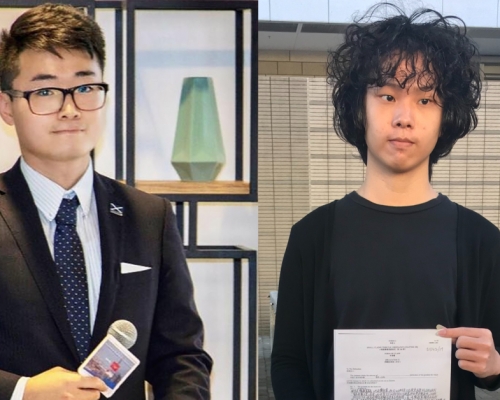 鄭文傑（左）及劉康（右)，聯名去信美國國務卿蓬佩奧，促請美國就事件制裁更多中國官員。