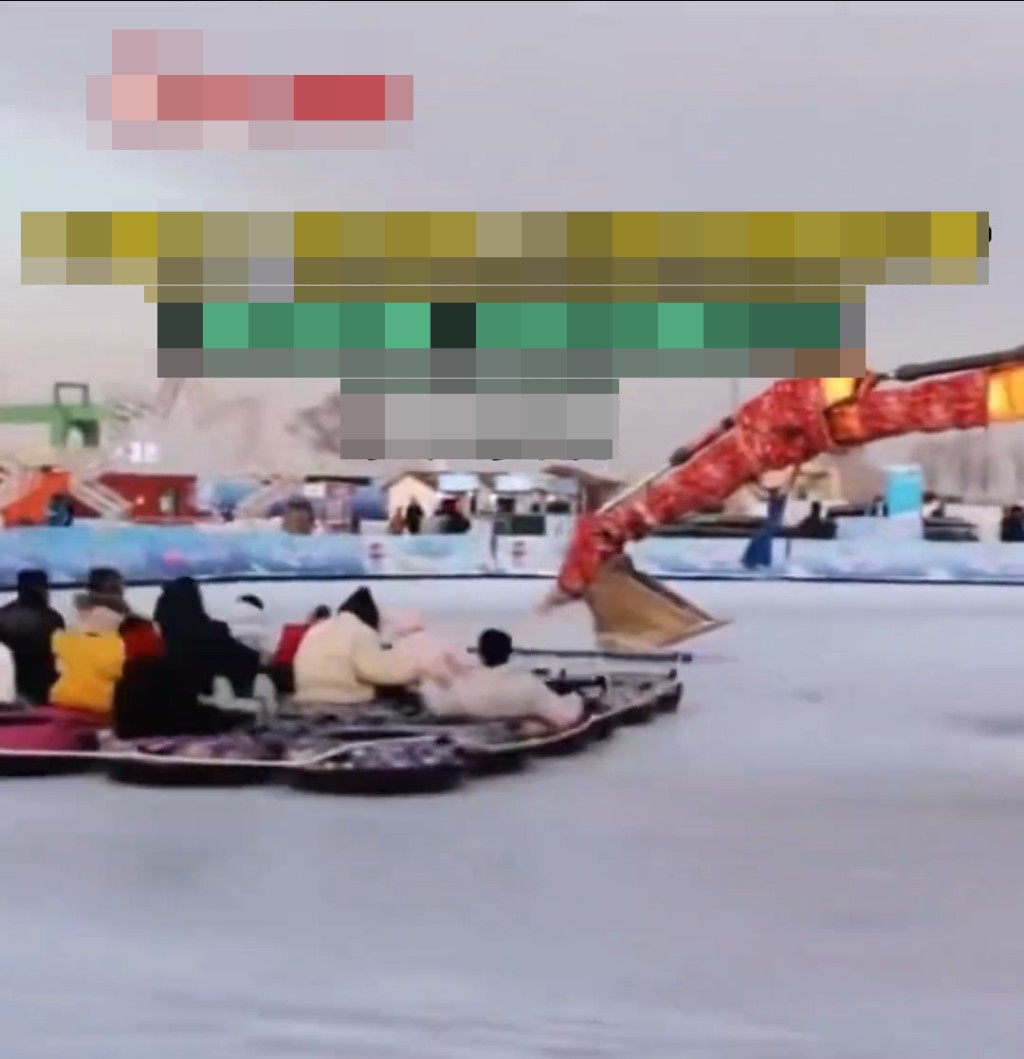 意外疑与铁链断裂有关。大风新闻