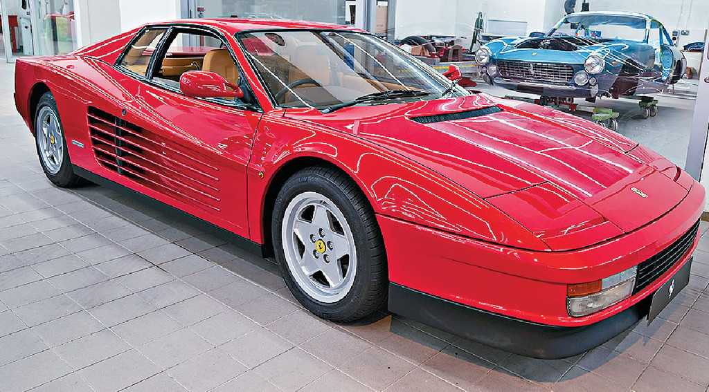 ■香港Ferrari Classiche經典車中心位於代理葵涌售後總部內，1988年Testarossa經過全面翻新及原廠認證。
