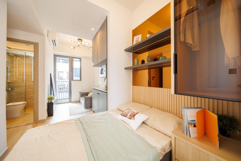 22樓A室,面積237方呎的開放式戶。 22樓A室,面積237方呎的開放式戶。