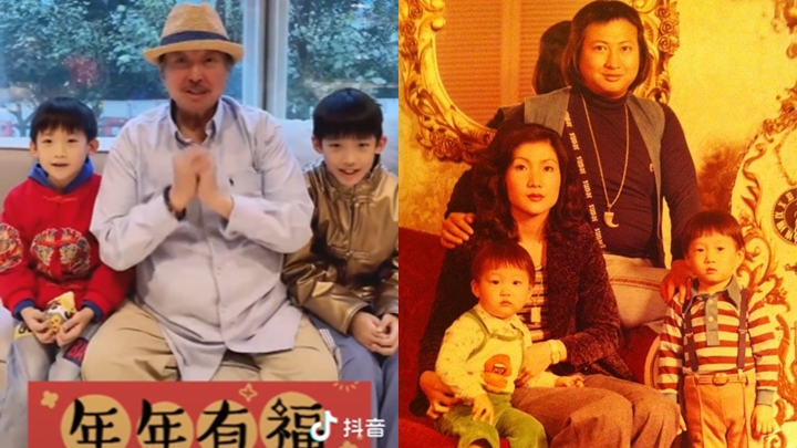 洪金寶孖寶貝孫拍片賀歲短片 ,網民見大哥瘦了叫保重身體。