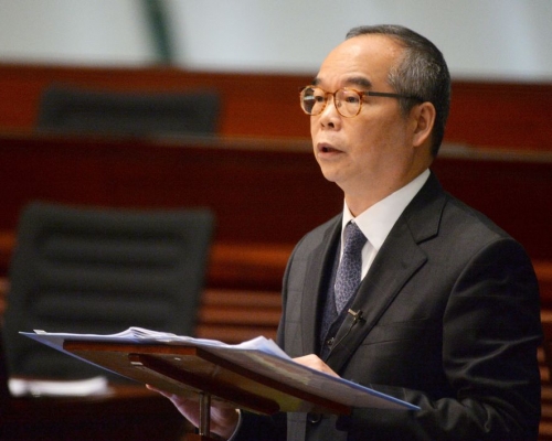 劉江華拒評去留問題。資料圖片