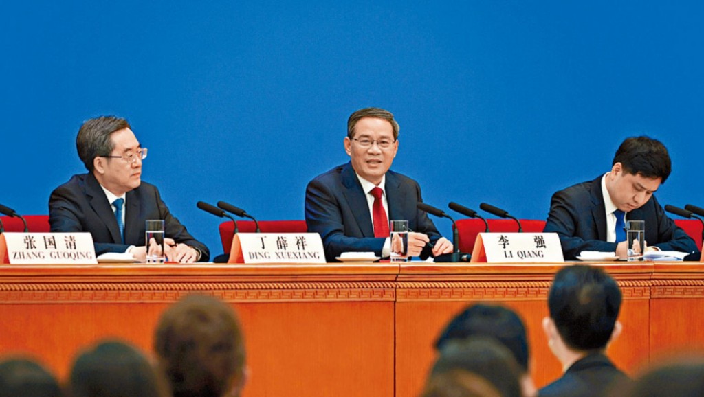 新總理李強上場，更新國務院工作規則。資料圖片