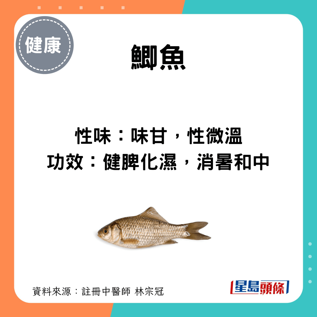 小满节气养生食物｜鲫鱼性味功效