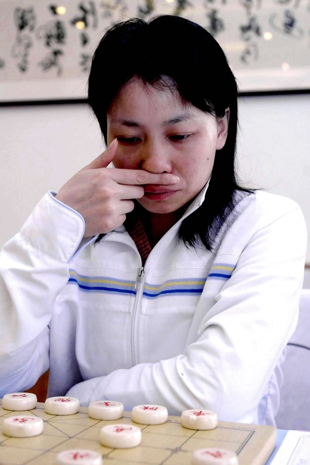郭莉萍于1998年成为象棋特级大师。 新华社资料图