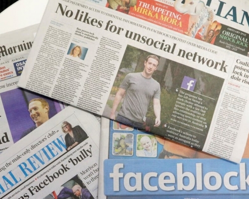 澳洲國會通過社交媒體向傳媒付費法案。AP圖片