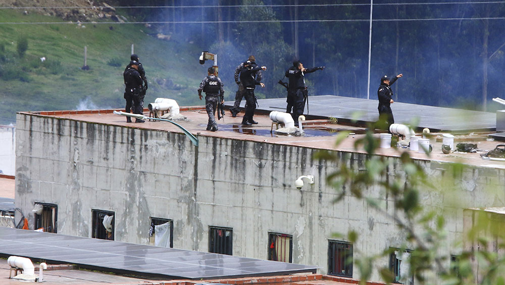 厄瓜多爾監獄騷亂,至少12名囚犯死亡10人受傷。AP圖