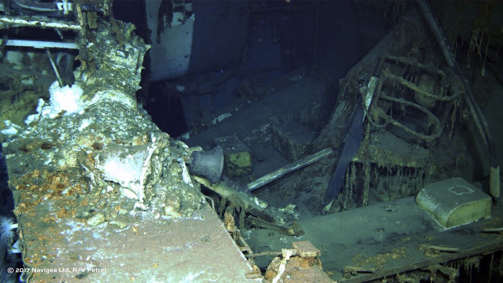 殘骸被微軟創辦人之一保羅艾倫領導的搜索隊伍尋獲。AP