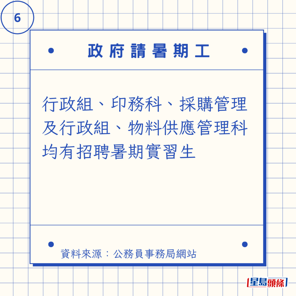 行政組、印務科、採購管理及行政組、物料供應管理科均有招聘暑期實習生 行政組、印務科、採購管理及行政組、物料供應管理科均有招聘暑期實習生