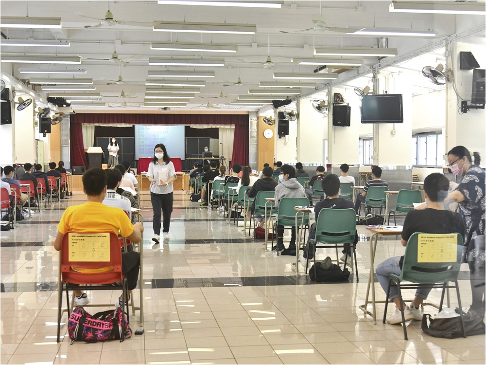 若考生住所被圍封,可要求優先檢測。資料圖片