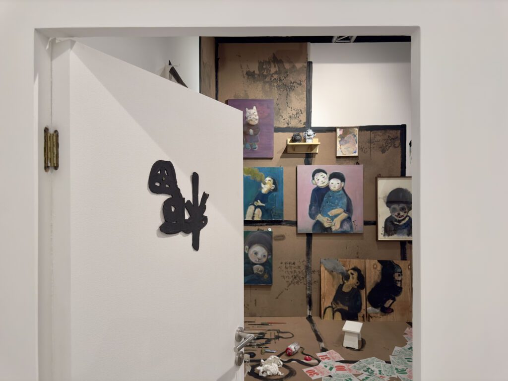 b.wing阿布扎比藝術博覽會的個展。 b.wing阿布扎比藝術博覽會的個展。