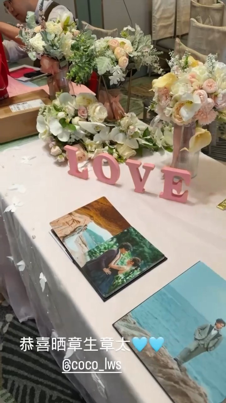 婚宴會場佈置。