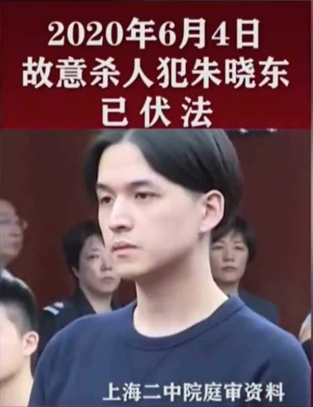 朱曉東已執行死刑。網圖