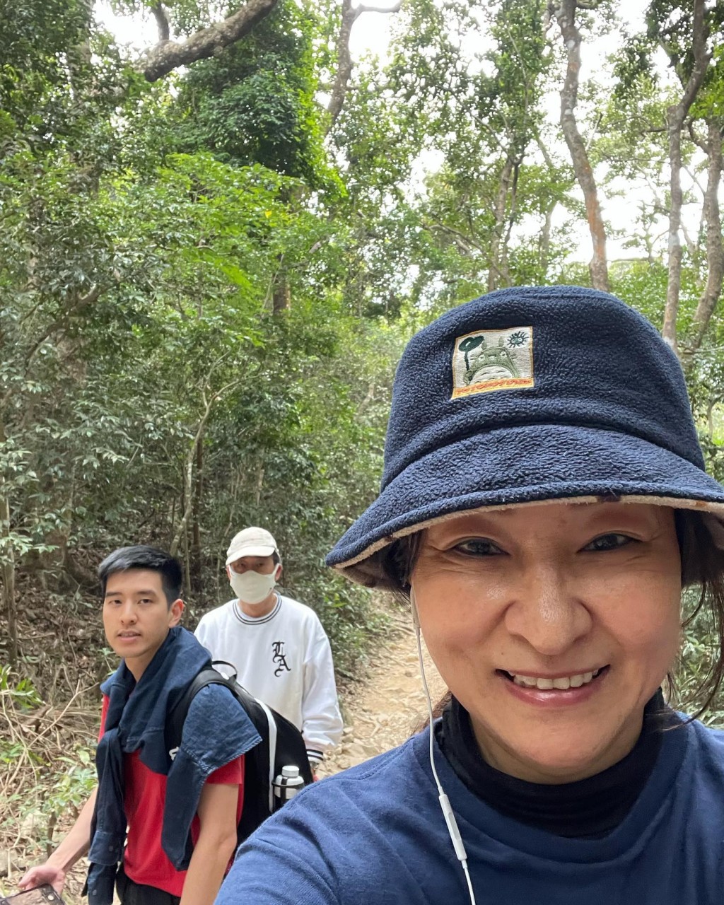 蒋丽萍亦都会与儿子一齐行山。