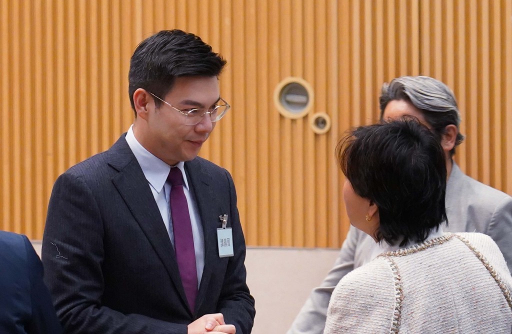 候任立法會議員譚鎮國。 候任立法會議員譚鎮國。