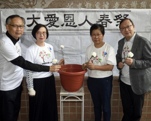 「大愛恩人」計畫於今早舉行每年的春祭紀念儀式。