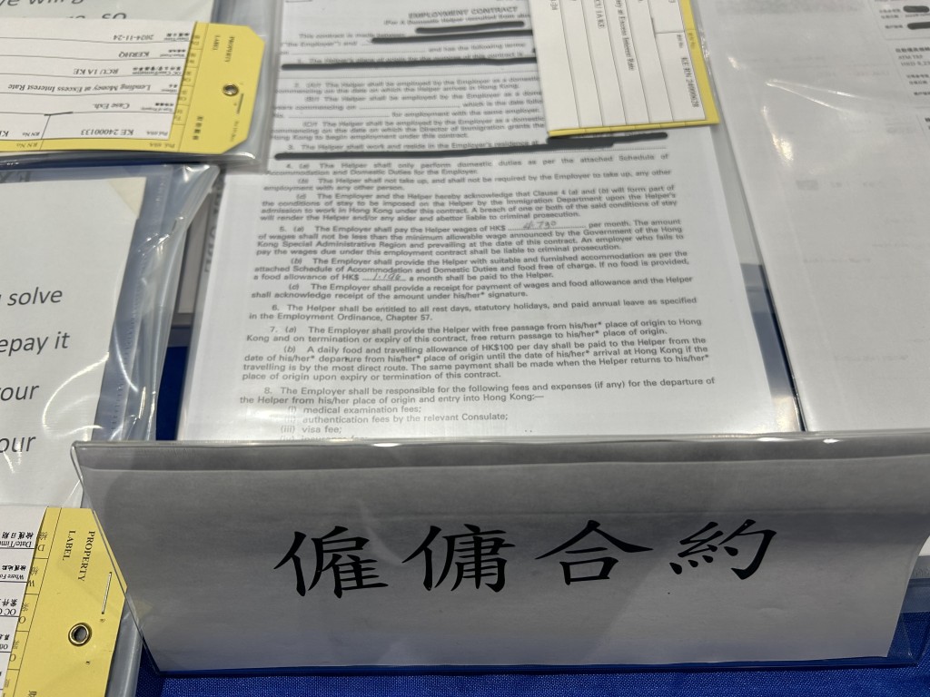 借贷人要出示雇佣合约。林思明摄