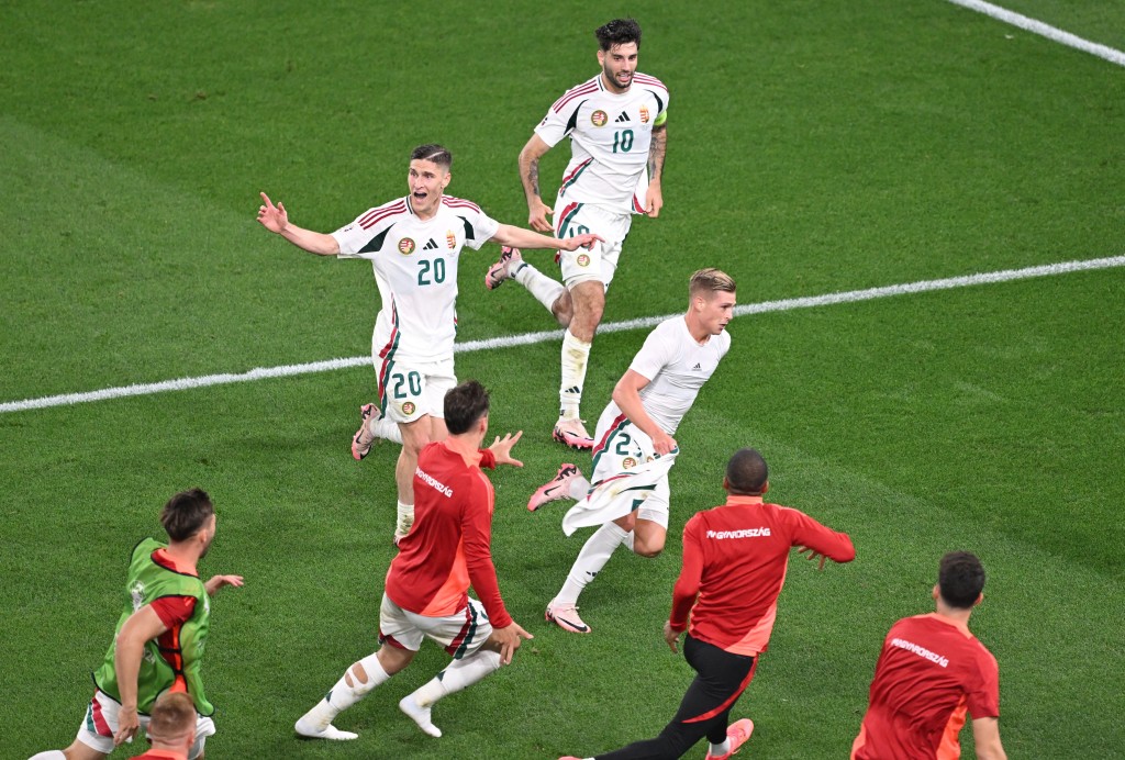 保夫于100分钟射入唯一的入球助匈牙利胜1:0，这亦是欧国杯史上最迟入波。REUTERS
