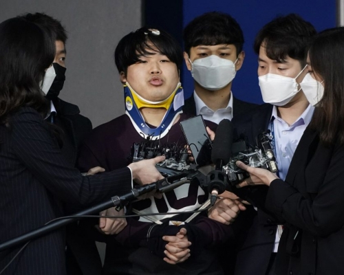 南韩「N号房」主犯赵主彬被判加刑5年。AP图片