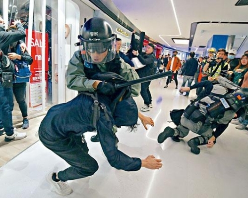 郭蔭庶斥有以「警暴」汙名化警察。資料圖片