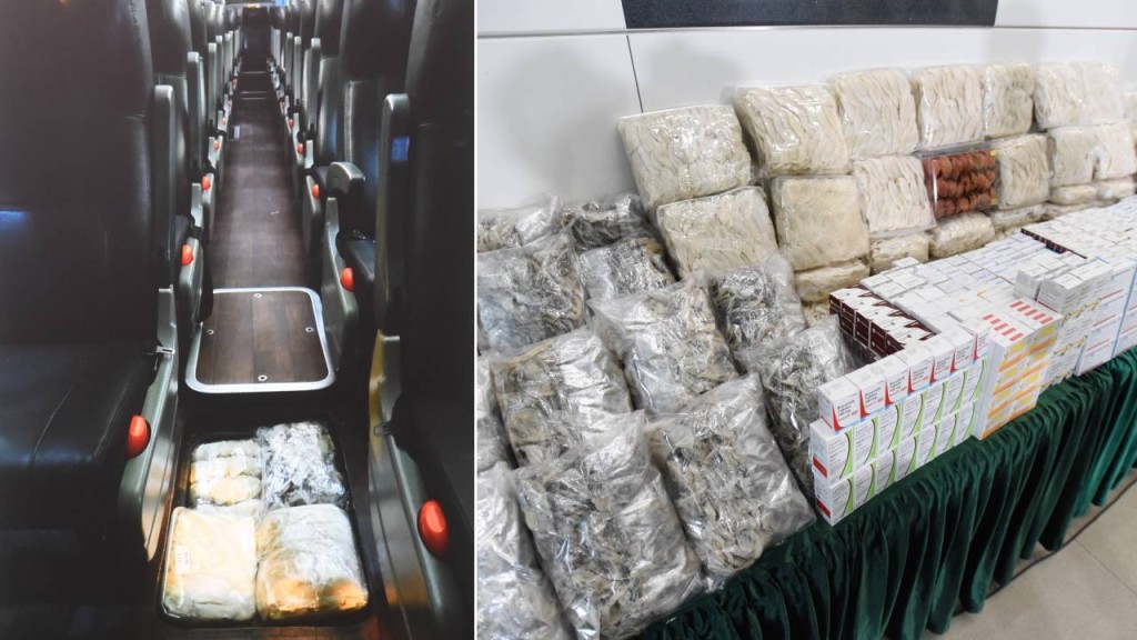 北上直通巴地板藏780萬元走私燕窩藥物 海關拘男司機