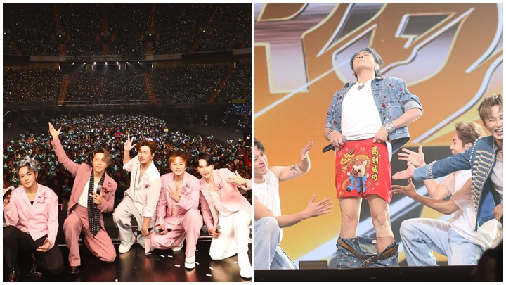 Energy台北小巨蛋又唱又跳火力全開  Toro着「馬到成功」四角褲向粉絲拜早年 