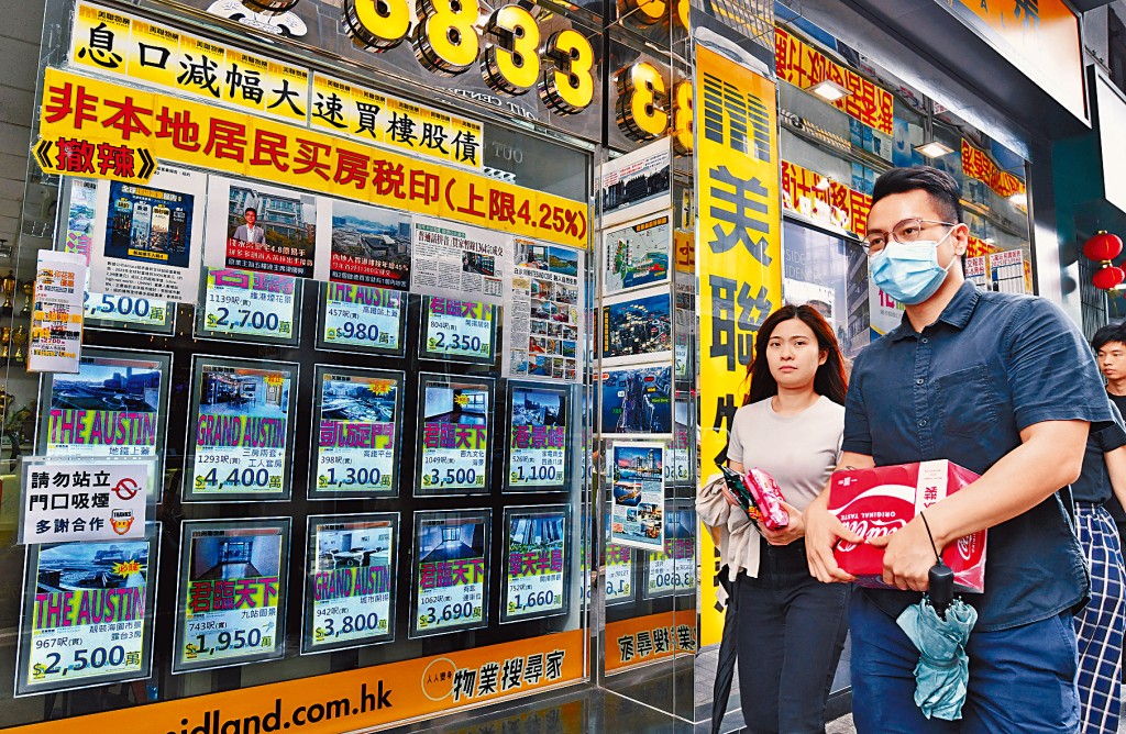 上月住宅樓宇買賣合約登記量錄5766宗，為連續五個月超過5000宗水平。