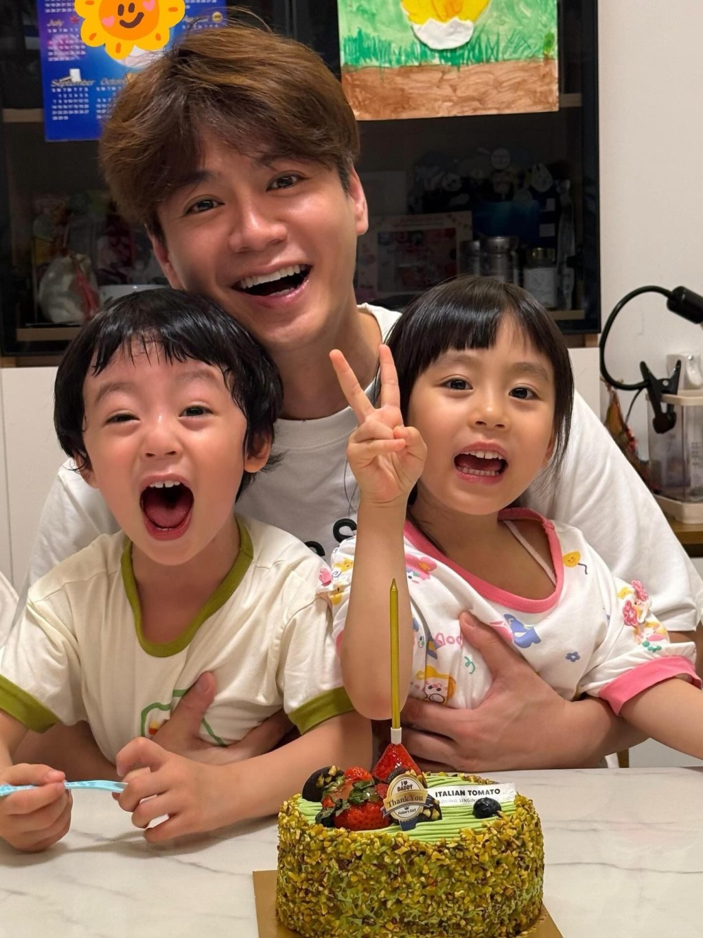 罗子溢坦言与太太都不想因本身的职业而影响到小朋友。