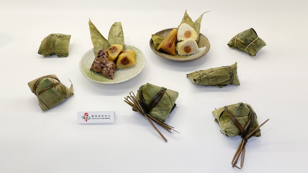 食物安全中心公布第二期有關粽子的時令食品調查,33個粽子樣本全部通過檢測。