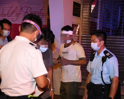 兩名南亞男子頭傷送院。