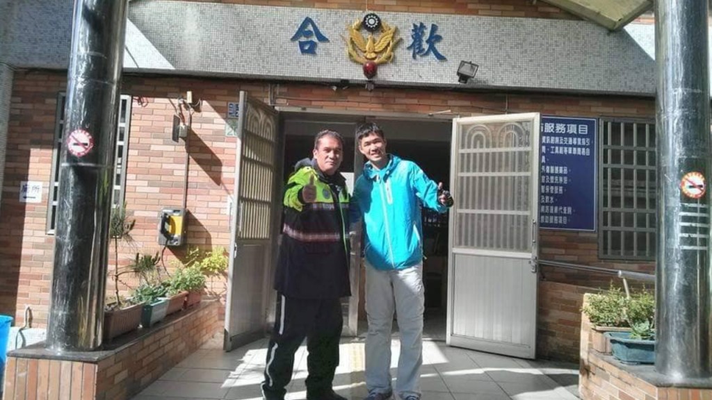 香港救護員9年前遊台遇險 幸獲當地警員相助 今重遊舊地惜天人永隔。
