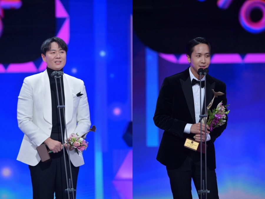 延政勳及Ravi（右）分別奪得「優秀獎」及「新人獎」。