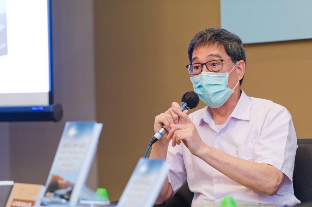 。城市大學校長郭位強調「數據驅動全球疫情管理」。資料圖片