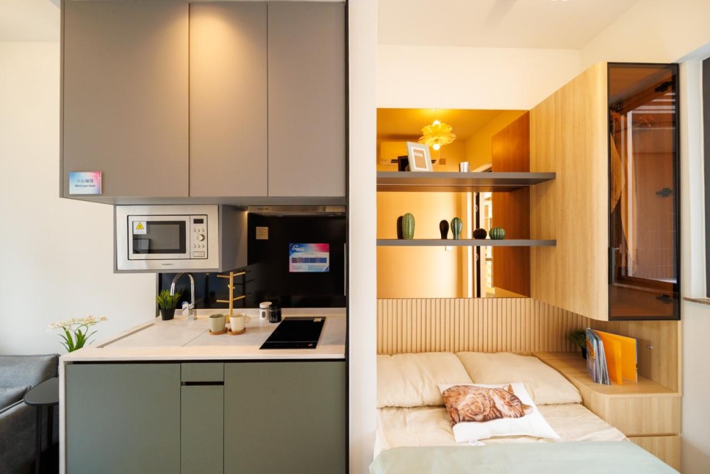 22樓A室,面積237方呎的開放式戶。 22樓A室,面積237方呎的開放式戶。