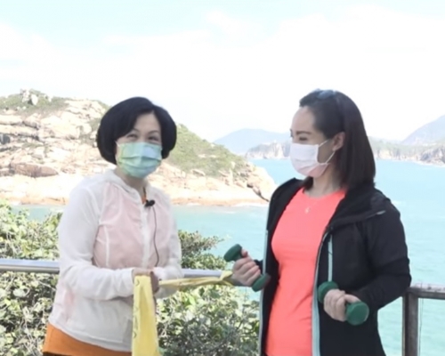 葉劉淑儀發布短片，為市民介紹不同的運動健康產品送給媽媽。短片截圖