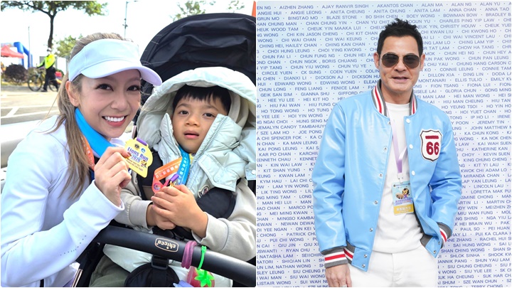 何雁詩偕囝囝Asher齊行善  母子檔完成3公里賽事  黃智賢喜見《名媛望族》翻Hit