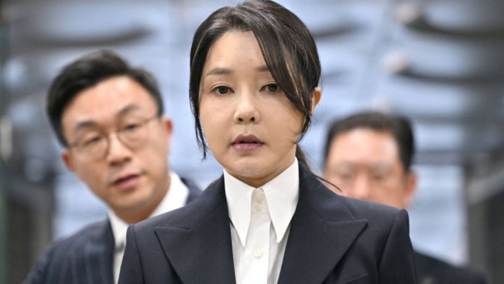 南韓前第一夫人金建希受賄，一審判刑1年8個月。路透社