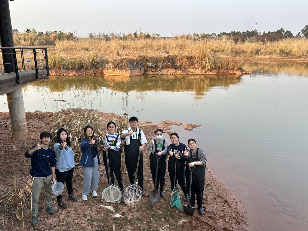 科大學生會就環境監測、生物多樣性保護等領域提出可持續發展建議。科大提供
