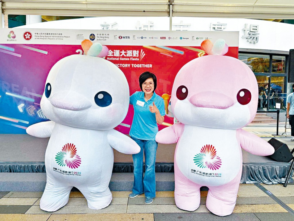 中电企业发展总裁庄伟茵女士出席全运会宣传活动，身体力行支持全运会盛事。