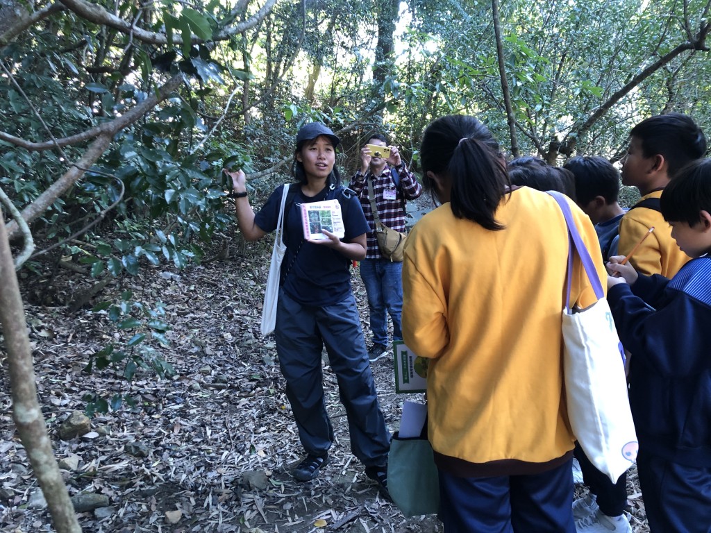 過去兩年間，「古道行」分別帶領10間小學的學生完成一次保育課程。受訪者提供