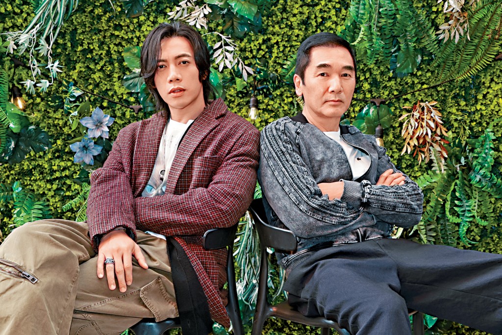 張文傑（左）今次身兼動作導演及主演，為大家度身訂造動作戲，包括方中信的型爆槍戰戲。