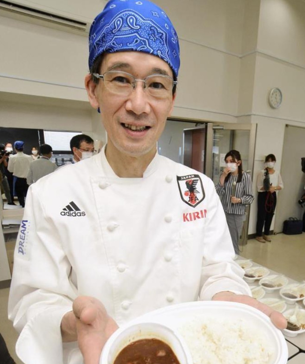 日本队专用厨师西芳照今年可能又会随军。网上图片